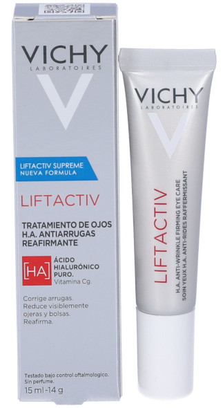 VICHY LIFTACTIV SUPREME TRATTAMENTO OCCHI H.A. ANTI-RUGHE RASSODANTE15ml - maxifarmacia.it