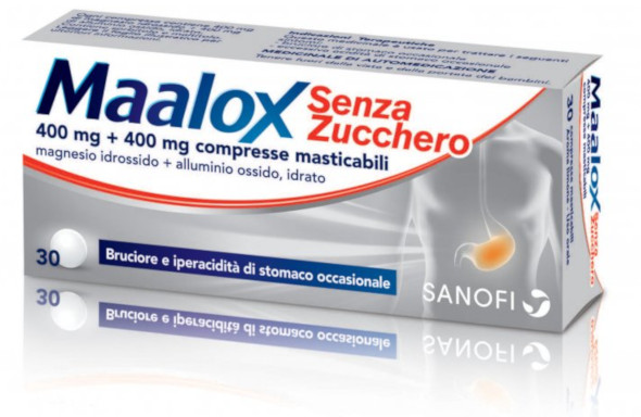 MAALOX*S/Z 30CPR LIMO400+400MG - maxifarmacia.it