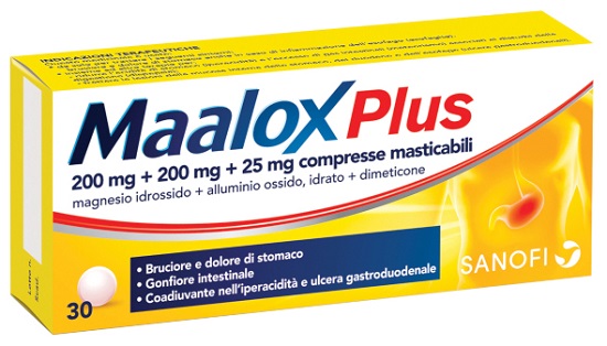 MAALOX PLUS*30CPR MASTICABILI - maxifarmacia.it