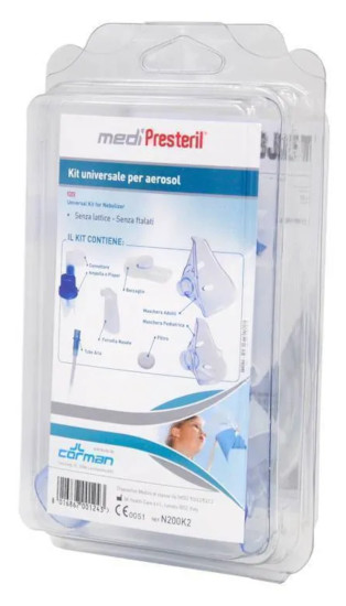 MEDIPRESTERIL KIT NEBULIZZAZIONE UNIVERSALE - maxifarmacia.it