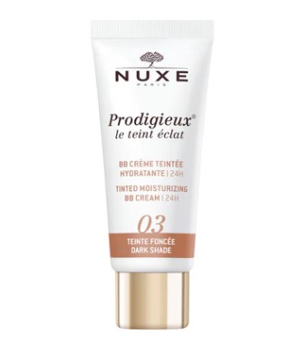 NUXE PRODIGIEUX BB CREAM IDRATANTE COLORATA TONALITA' 03 SCURA - maxifarmacia.it