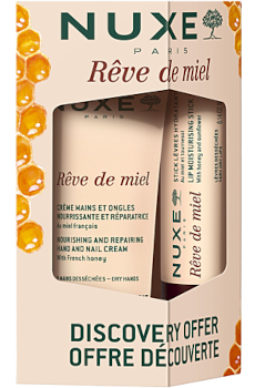 NUXE REVE DE MIEL SET CREMA MANI 50 ML +  LIPSTICK - maxifarmacia.it