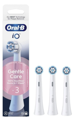 ORALB POWER REFILL IO GENTLE CLEAN BLACK 3 PEZZI - maxifarmacia.it
