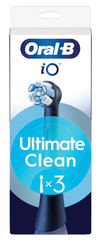 ORALB POWER REFILL IO ULTRA CLEAN BLACK 3 PEZZI - maxifarmacia.it