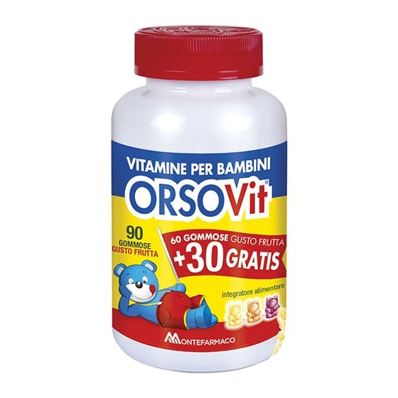 ORSOVIT 90 CARAMELLE GOMMOSE GUSTO FRUTTA - maxifarmacia.it