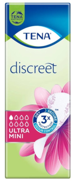 TENA DISCREET 28 ASSORBENTI ULTRA MINI - maxifarmacia.it