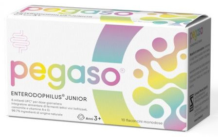 PEGASO ENTERODOPHILUS JUNIOR da 10 FLACONCINI - maxifarmacia.it