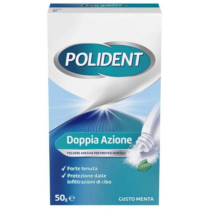 POLIDENT POLVERE MENTA 50 G - maxifarmacia.it