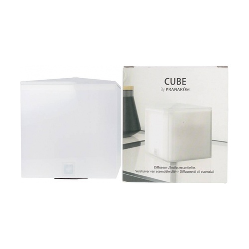 PRANAROM DIFFUSORE ULTRASUONI CUBE GRIGIO CHIARO/BIANCO - maxifarmacia.it