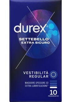 PROFILATTICO DUREX SETTEBELLO EXTRA SICURO 10 PEZZI - maxifarmacia.it