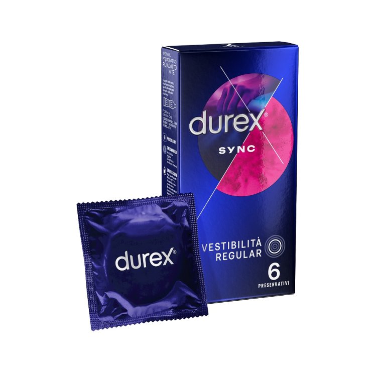 DUREX SYNC VESTIBILITA' REGULAR 6 PROFILATTICI - maxifarmacia.it