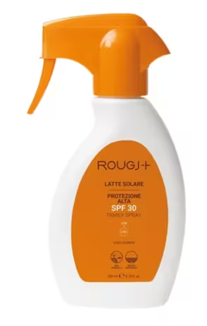 ROUGJ LATTE SOLARE VISO E CORPO SPF 30 FAMILY SPRAY 200 ML - maxifarmacia.it