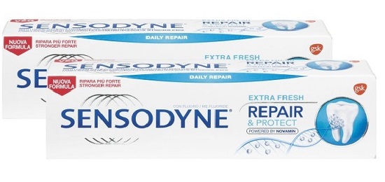 SENSODYNE REPAIR & PROTECT EXTRA FRESH BIPACK DA 75 ML - maxifarmacia.it
