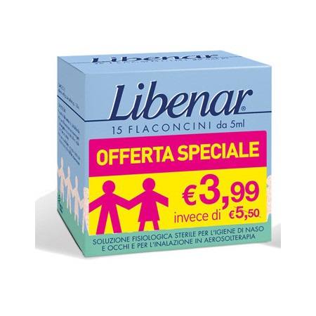 SOLUZIONE ISOTONICA LIBENAR 15 FLACONCINI DA 5 ML - maxifarmacia.it