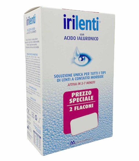 SOLUZIONE UNICA PER LENTI A CONTATTO IRILENTI 2 PEZZI DA 360 ML - maxifarmacia.it