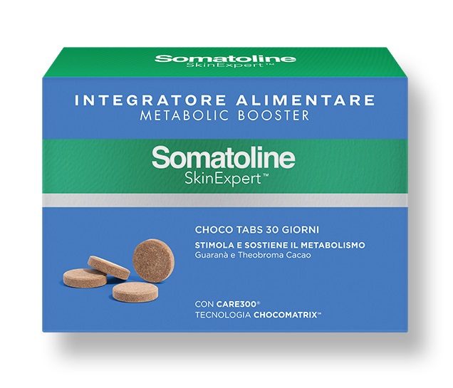 SOMATOLINE-SKIN EXPERT-INTEGRATORE-ALIMENTARE-METABOLIC-BOOSTER-CHOCO-TABS-30-GIORNI