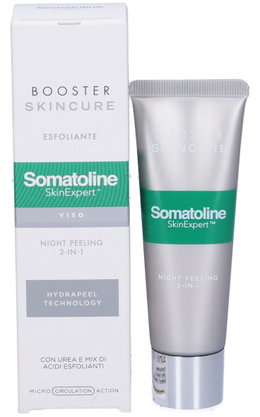 SOMATOLINE SKINEXPERT SKINCURE NIGHT PEELING 2 IN 1 ESFOLIANTE 50 ML - maxifarmacia.it