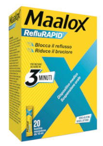 MAALOX REFLURAPID SOSPENSIONE ORALE 20 BUSTINE MONODOSE DA 10 ML - maxifarmacia.it