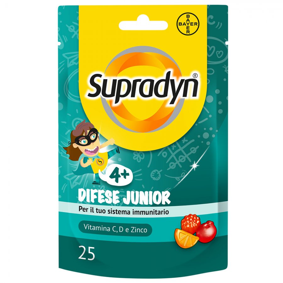 SUPRADYN DIFESE JUNIOR da 25 CARAMELLE GOMMOSE - maxifarmacia.it