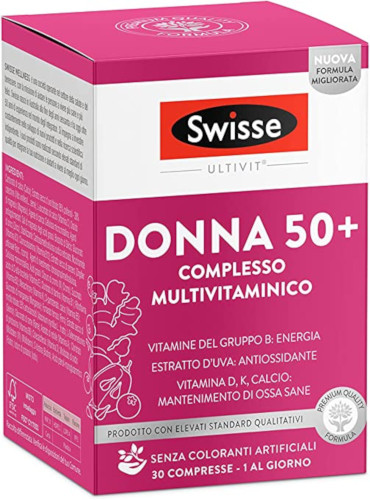 SWISSE MULTIVITAMINICO DONNA 50+ da 30 COMPRESSE - maxifarmacia.it