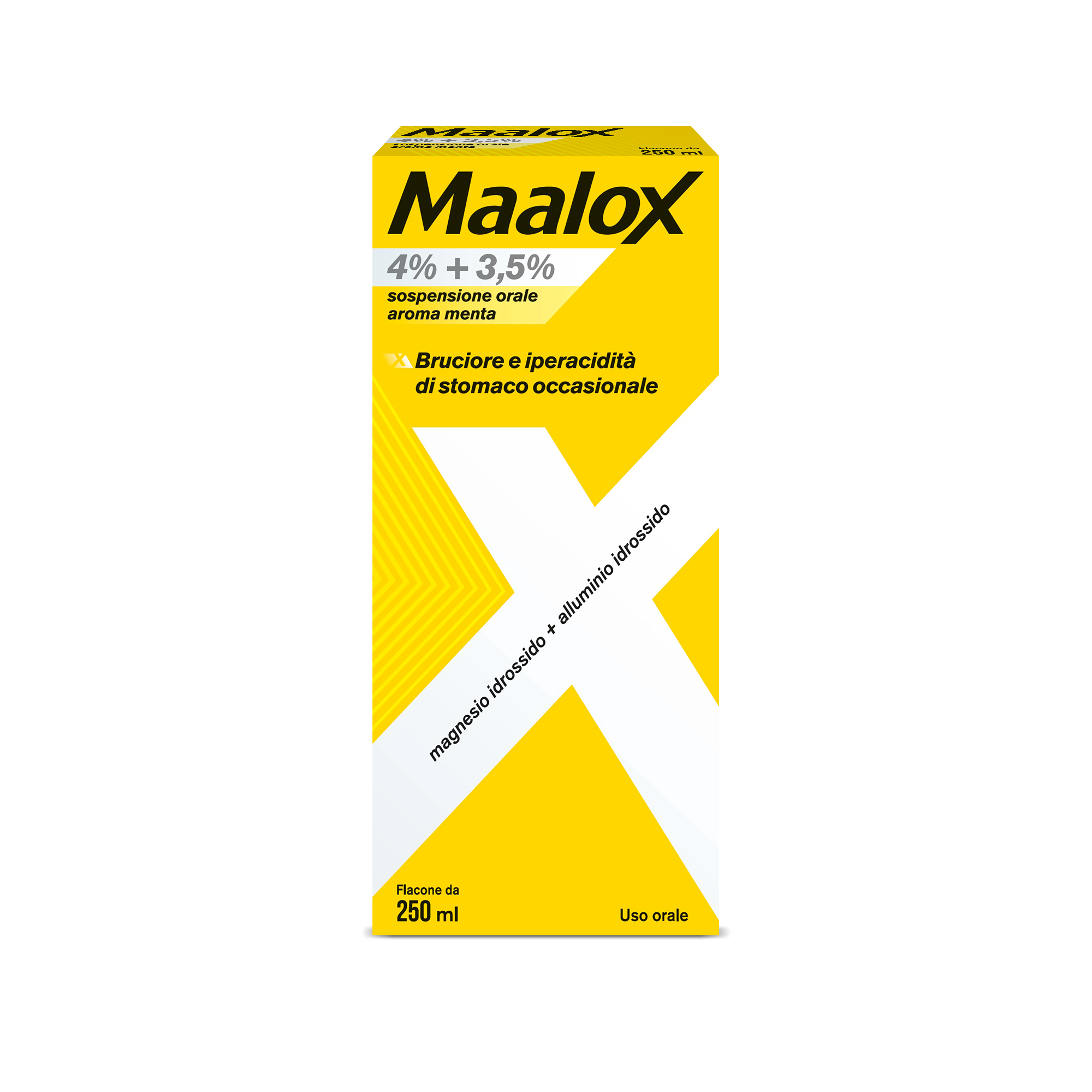 MAALOX*OS SOSP 250ML 4+3,5% AROMA MENTA - maxifarmacia.it