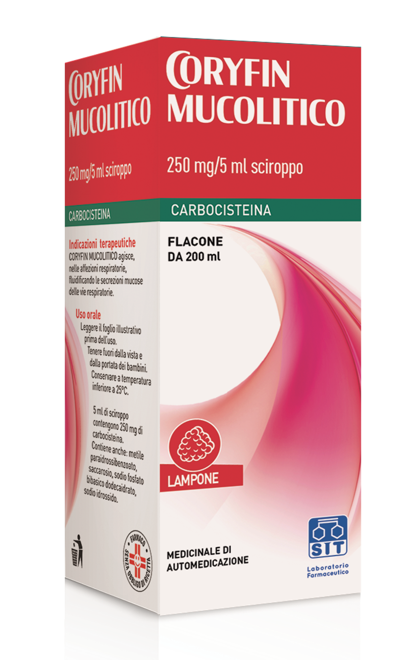 CORYFIN MUCOLITICO*SCIR 200ML - maxifarmacia.it