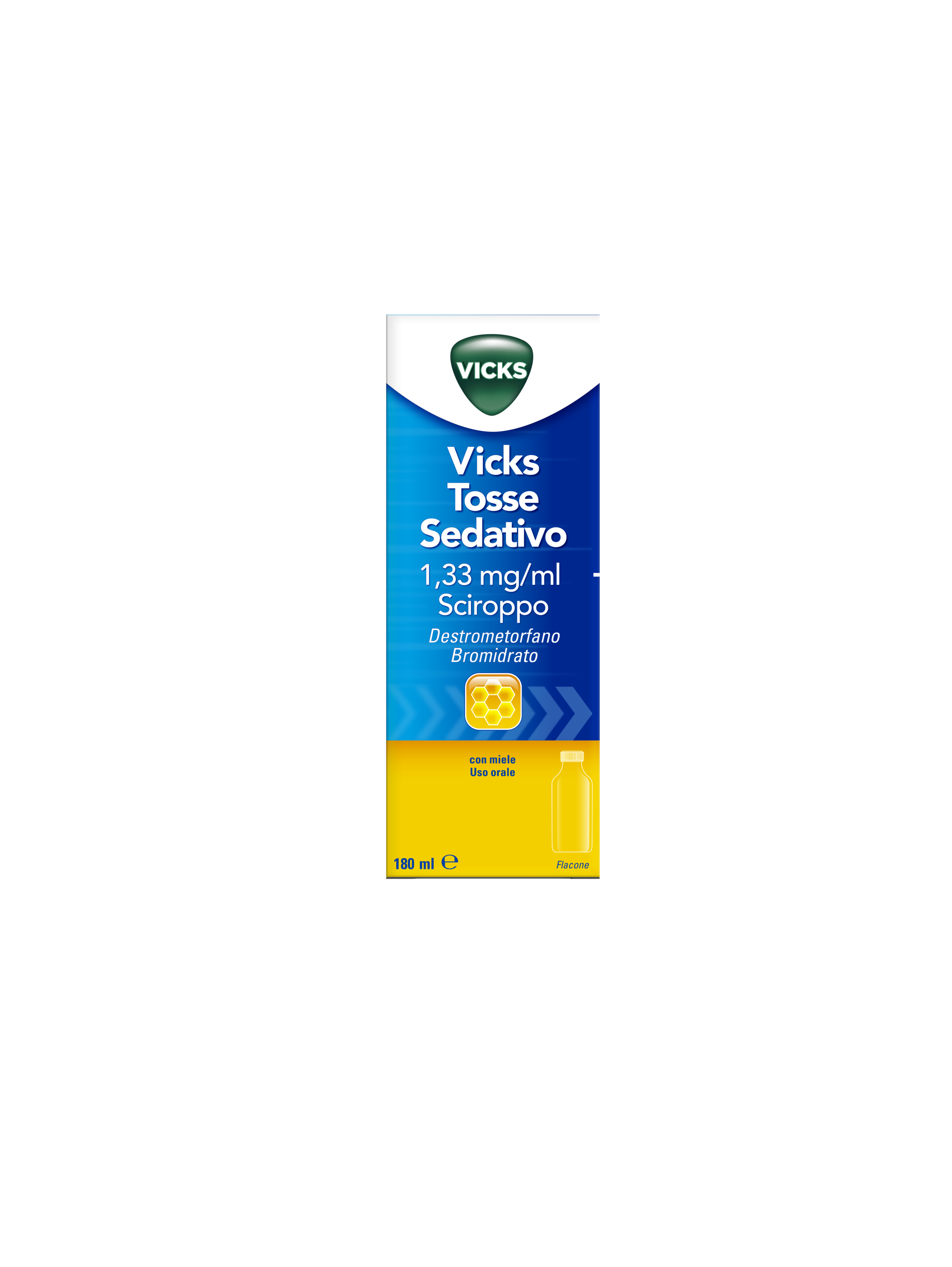 VICKS TOSSE SEDATIVO*180ML MIELE - maxifarmacia.it