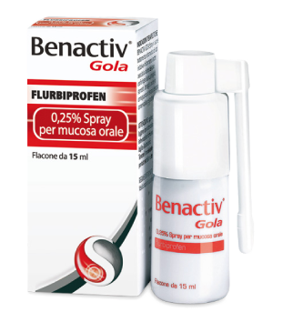 BENACTIV GOLA*SPRAY 15ML 0,25% - maxifarmacia.it