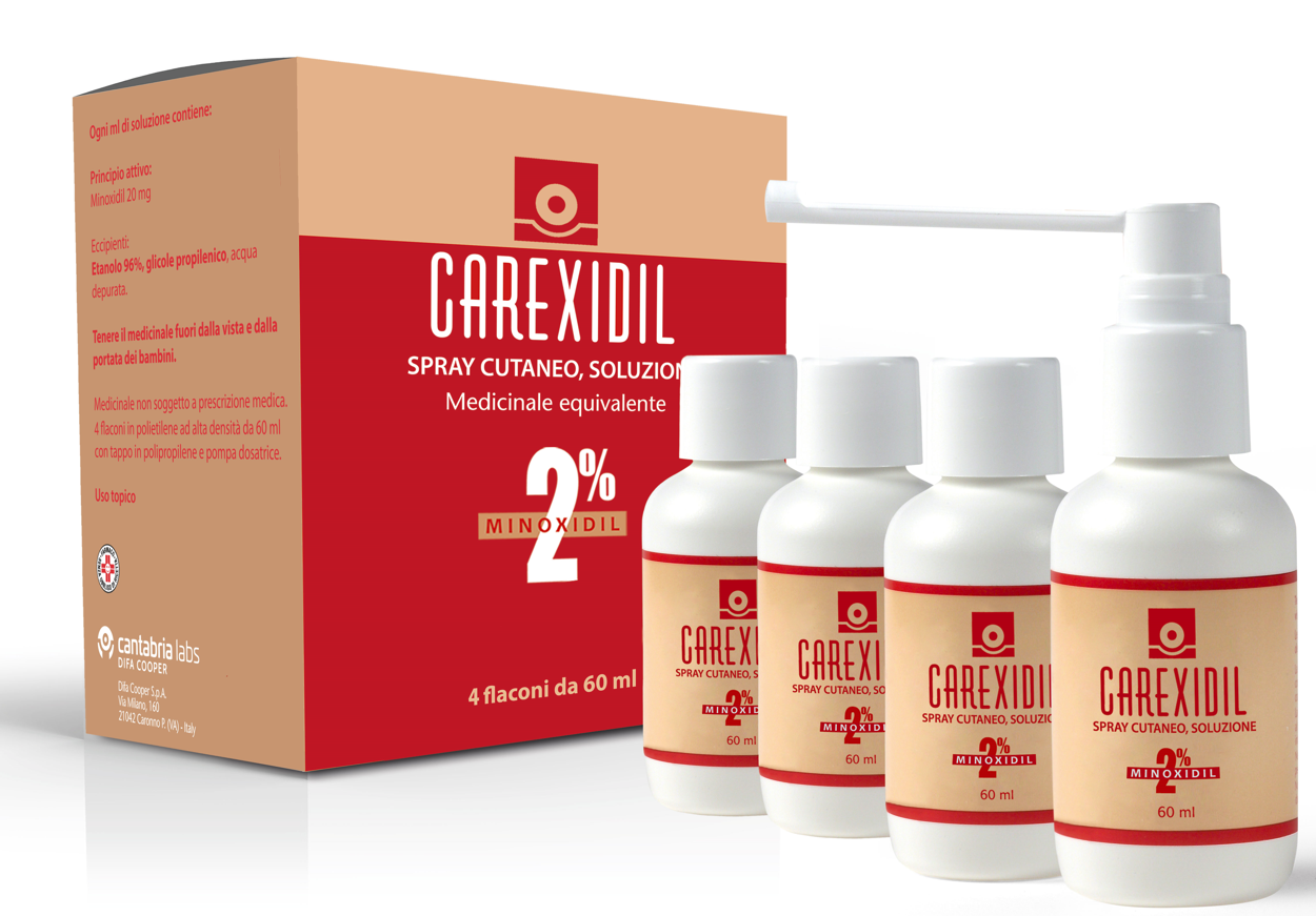 CAREXIDIL*4FL SOLUZ CUT 60ML2% - maxifarmacia.it