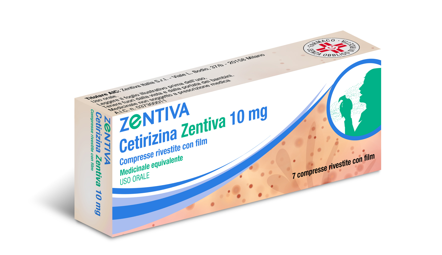 CETIRIZINA ZENT*7CPR RIV 10MG - maxifarmacia.it