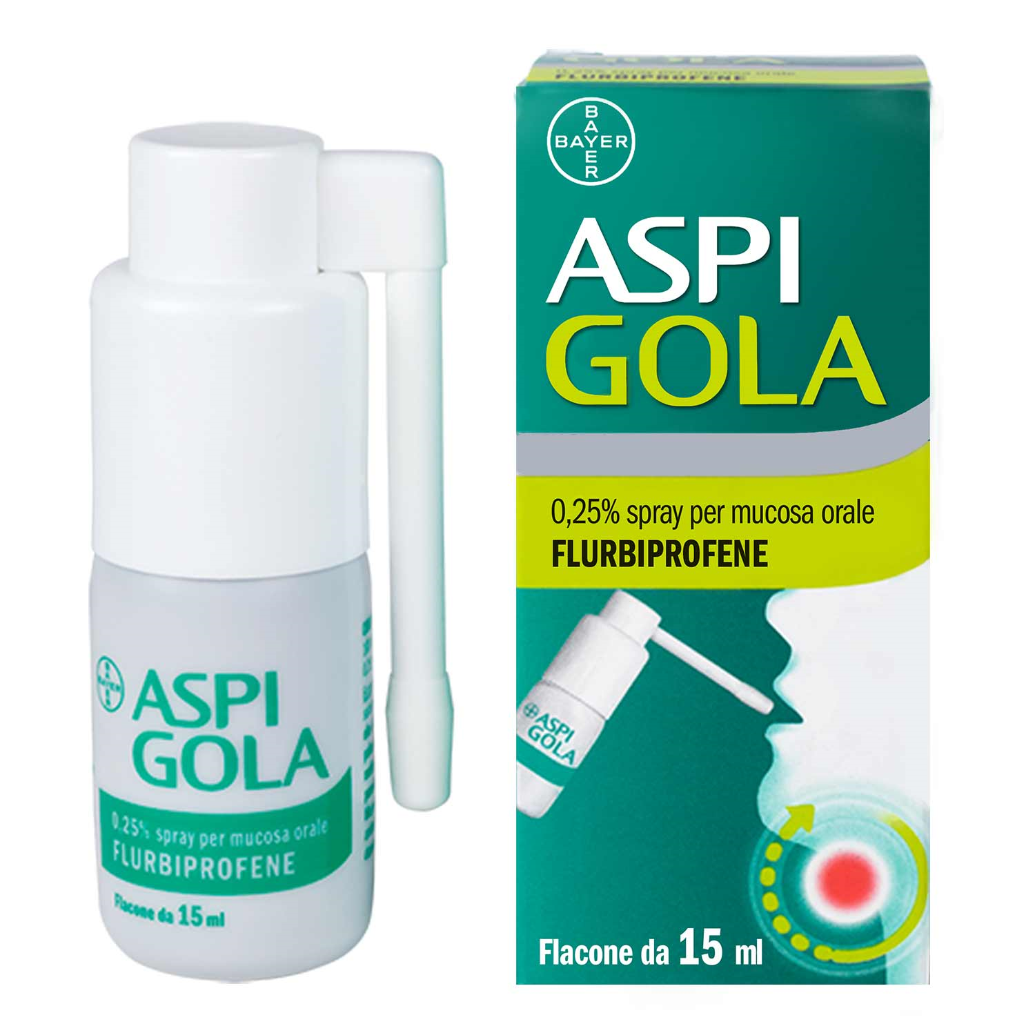 ASPI GOLA*OS SPRAY 15ML 0,25% - maxifarmacia.it