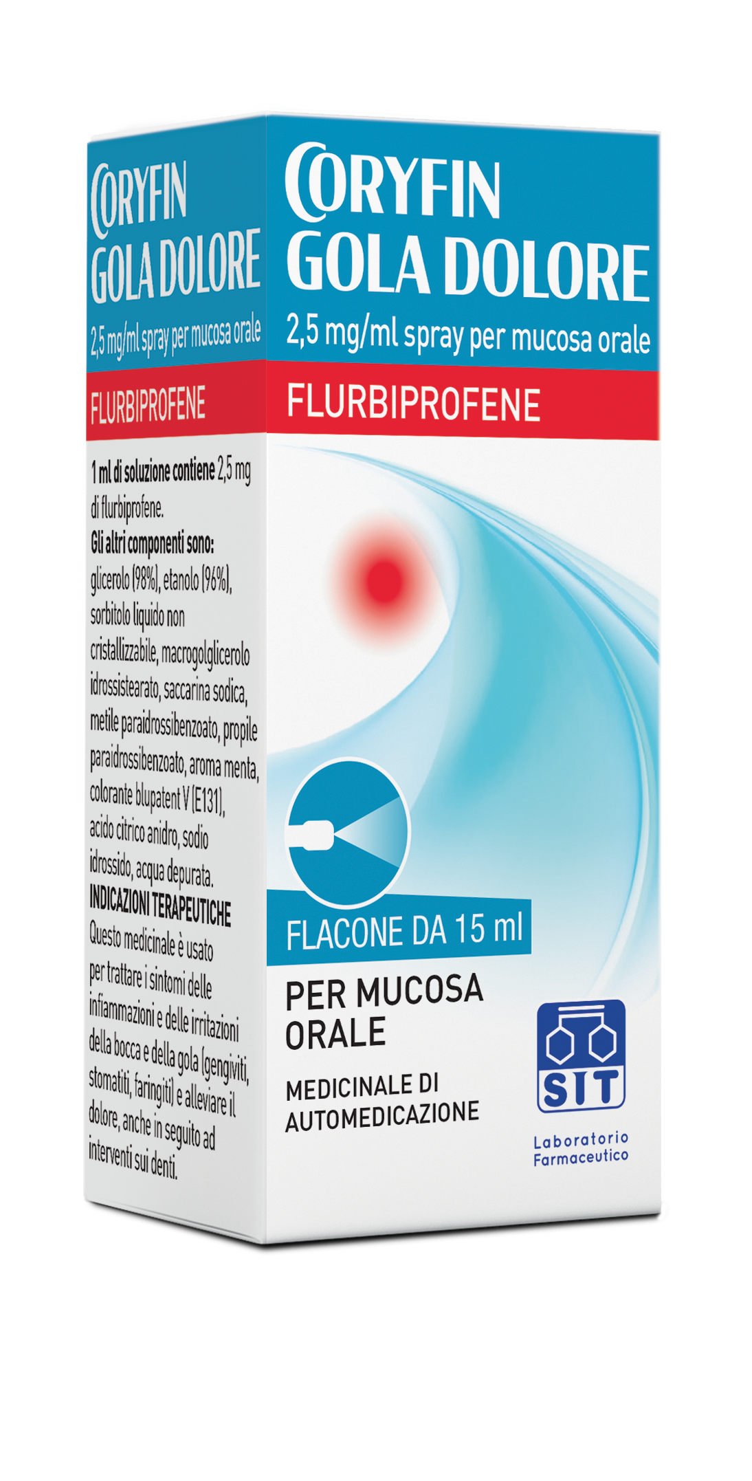 CORYFIN GOLA DOLORE*SPRAY 15ML - maxifarmacia.it
