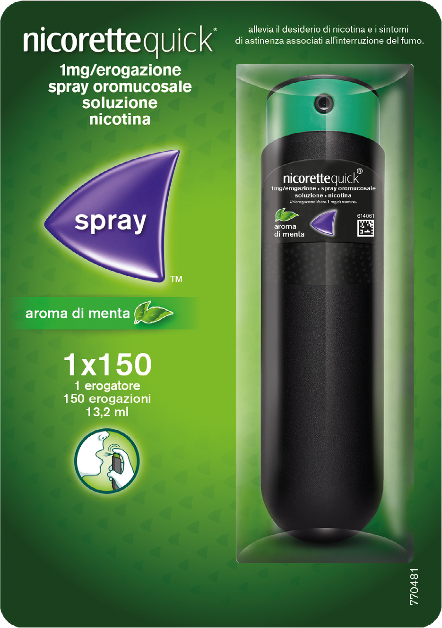 NICORETTEQUICK*SPRAY 1FL 150D - maxifarmacia.it