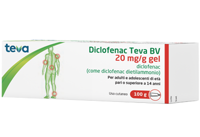 DICLOFENAC TEVA*GEL100G 20MG/G - maxifarmacia.it