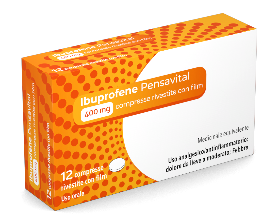 IBUPROFENE PENSA*12CPR 400MG - maxifarmacia.it