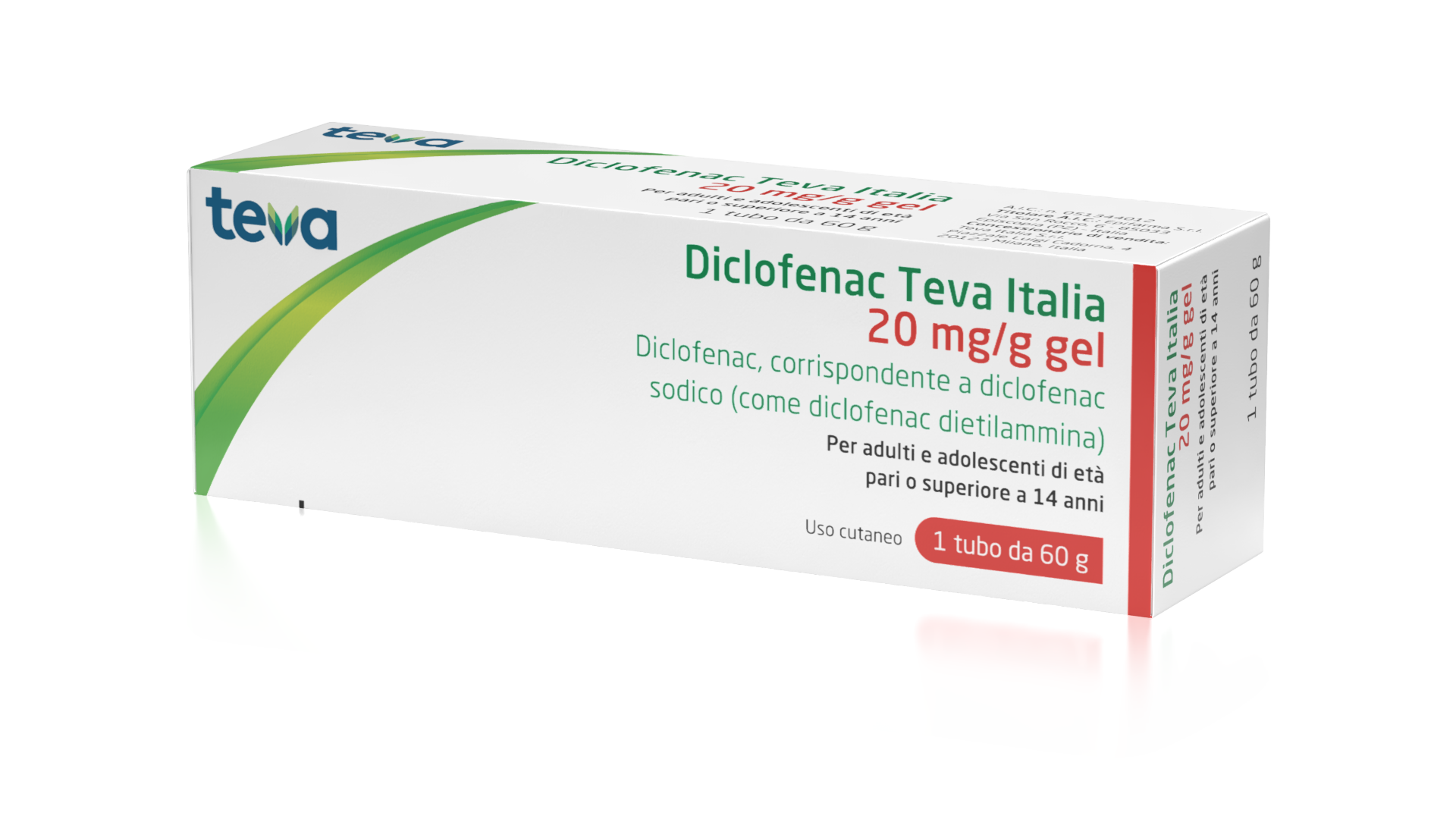 DICLOFENAC TE*GEL 60G 20MG/G - maxifarmacia.it