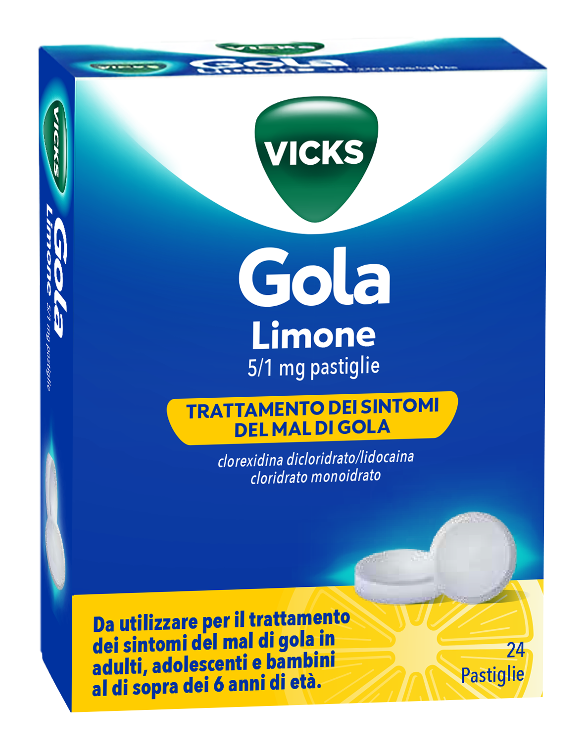 VICKS GOLA*24PAST 5+1MG LIMONE - maxifarmacia.it