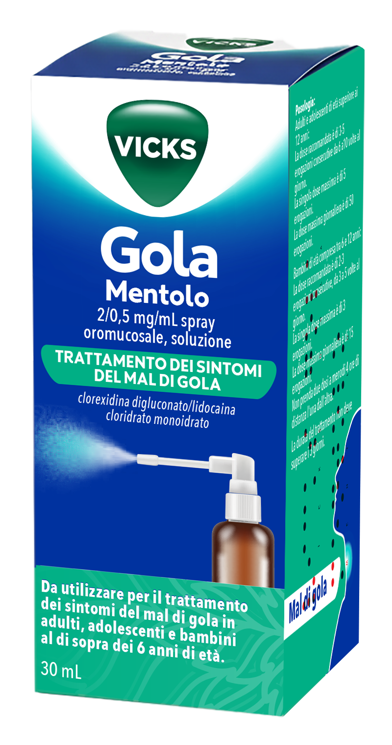 VICKS GOLA*SPR 30ML 2MG+0,5MG - maxifarmacia.it