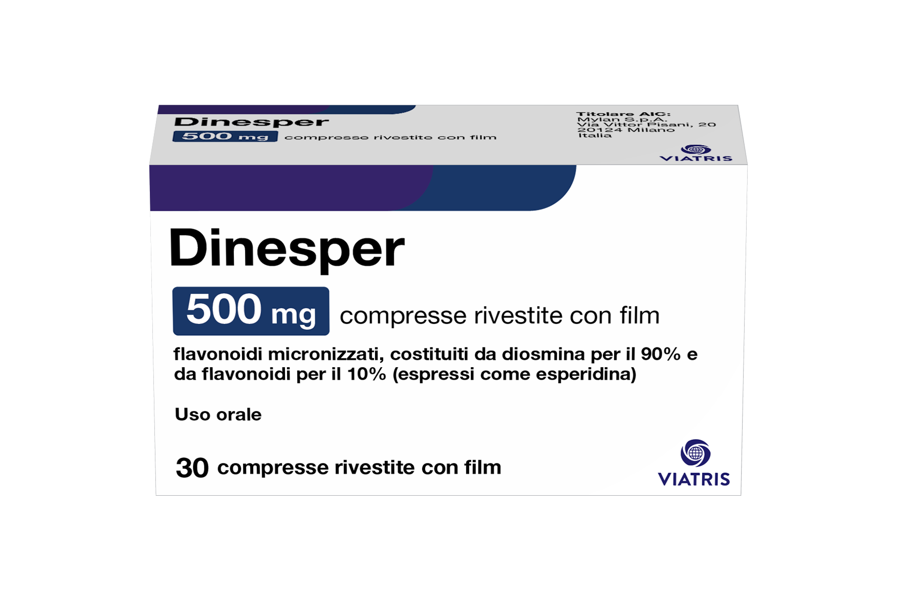 DINESPER*30CPR RIV 500MG - maxifarmacia.it