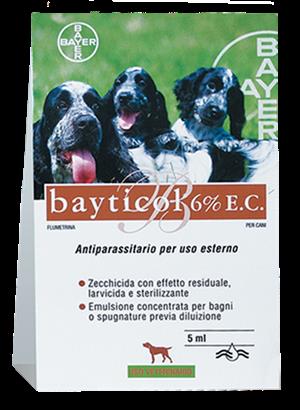 BAYTICOL 6% E.C.*FL VETRO 5ML - maxifarmacia.it