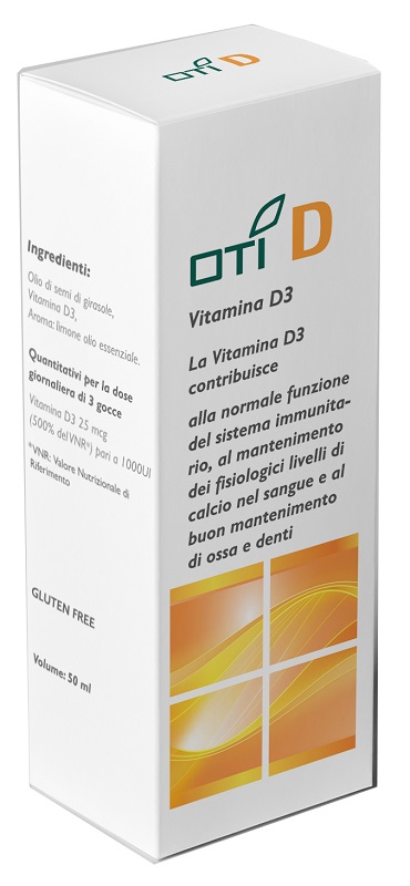 OTI D VITAMINA D3 GOCCE 50ML - maxifarmacia.it