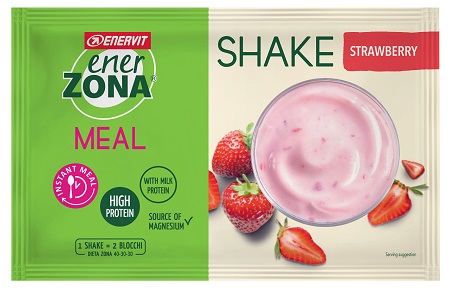 ENERZONA INSTANT MEAL FRAGOLA YOGHURT 1 BUSTA DA 50 GRAMMI - maxifarmacia.it