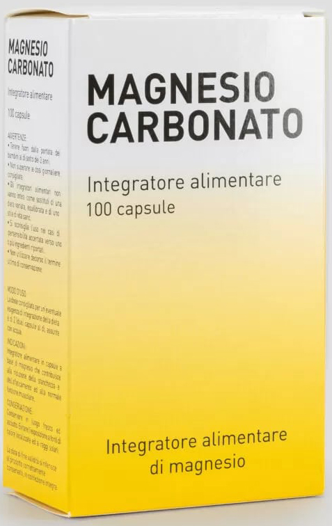 MAGNESIO CARBONATO 100 CAPSULE - maxifarmacia.it