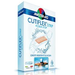 CEROTTO MASTER-AID CUTIFLEXMED STRIP TRASPARENTE IMPERMEABILE SUPPORTO IN POLIURETANO 4 FORMATI ASSORTITI 20 PEZZI - maxifarmacia.it