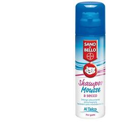SANO E BELLO SHAMPOO MOUSSE GATTO FLACONE 200 ML - maxifarmacia.it