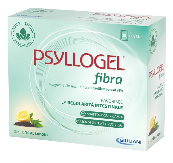 PSYLLOGEL FIBRA TE LIMONE DA 20 BUSTINE - maxifarmacia.it