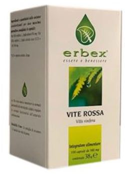 VITE ROSSA 100 CAPSULE 380MG - maxifarmacia.it