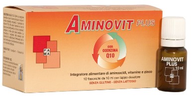 AMINOVIT PLUS COENZIMA Q10 10 FLACONCINI 10 ML - maxifarmacia.it