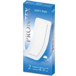 GARZA COMPRESSA PRONTEX SOFT PAD 10X25 CM 2 PEZZI - maxifarmacia.it