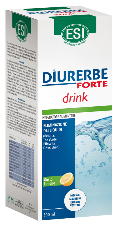 ESI DIURERBE FORTE DRINK LIMONE 500 ML - maxifarmacia.it